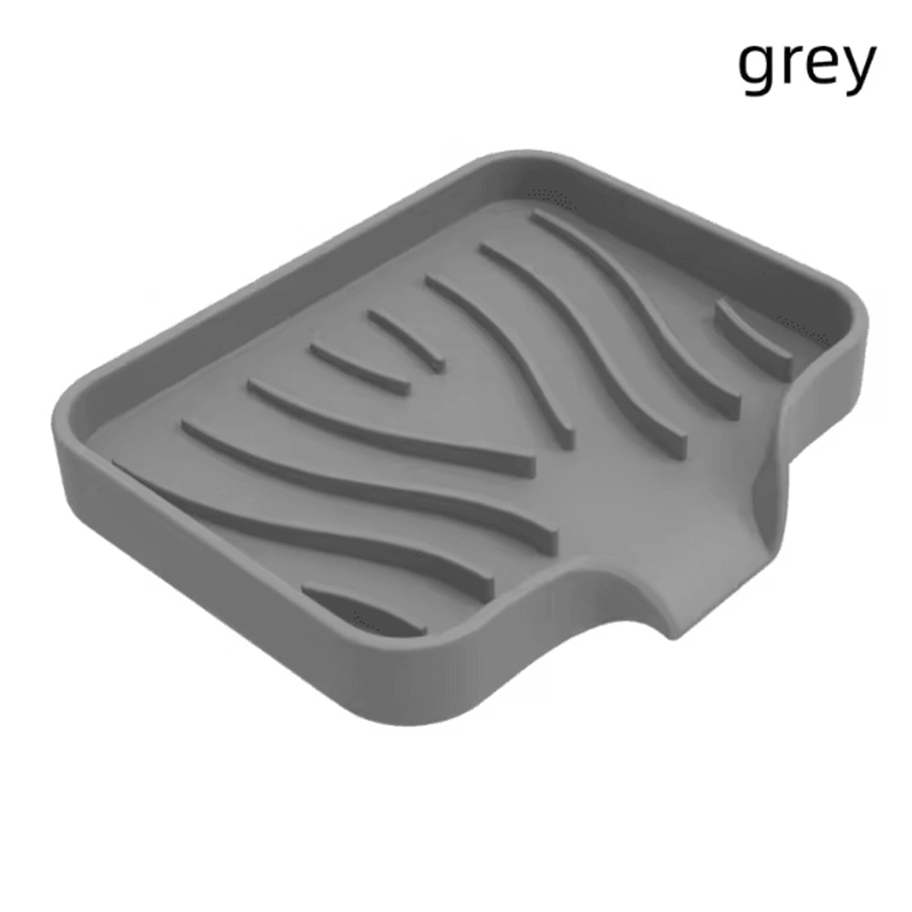 Silicone Soap Holder With Drain NonSlip HoleFree Bathroom Soap Dish For Sink Shower 4