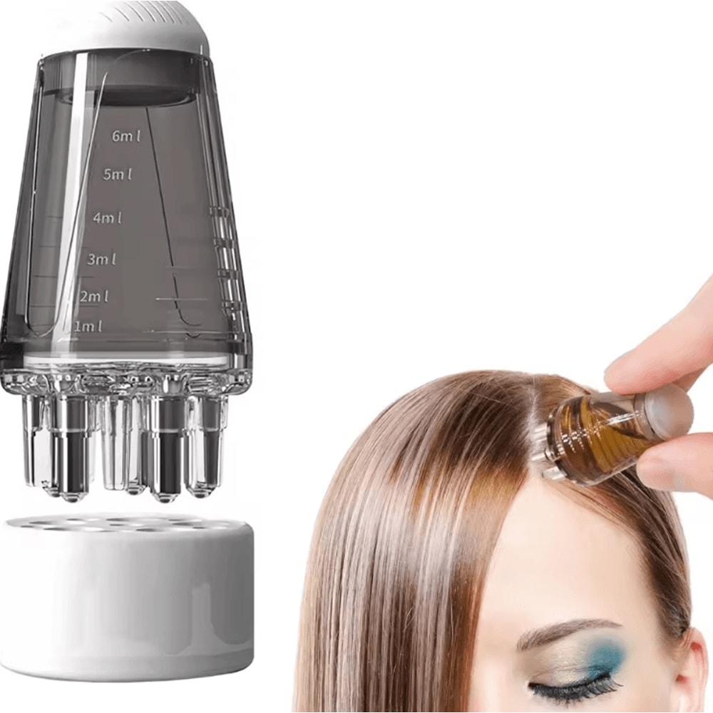 RootFlow Scalp Applicator Comb Roller Ball Hair Growth Massager 0