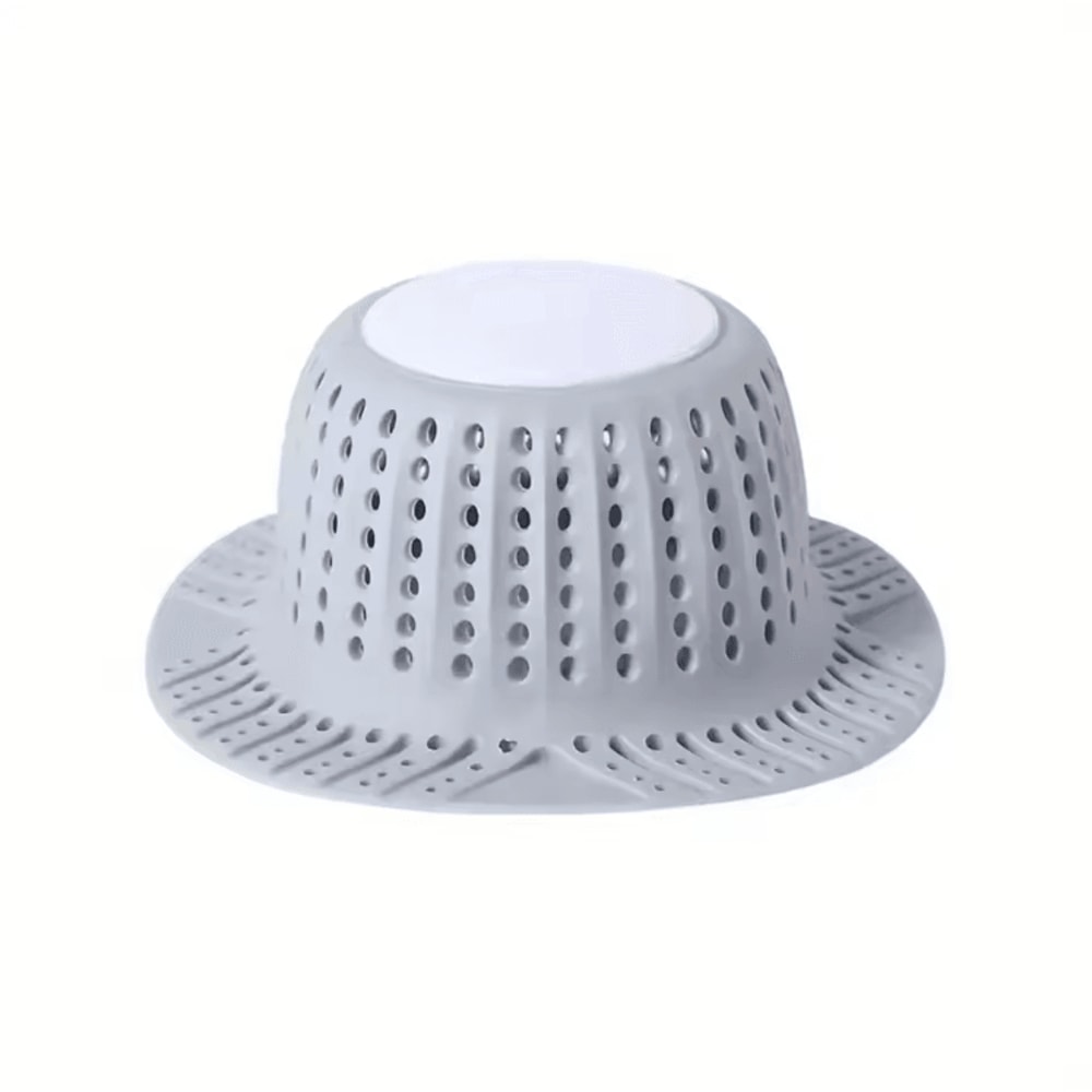 DrainGuard Silicone Hair Catcher Collapsible Drain Protector 2