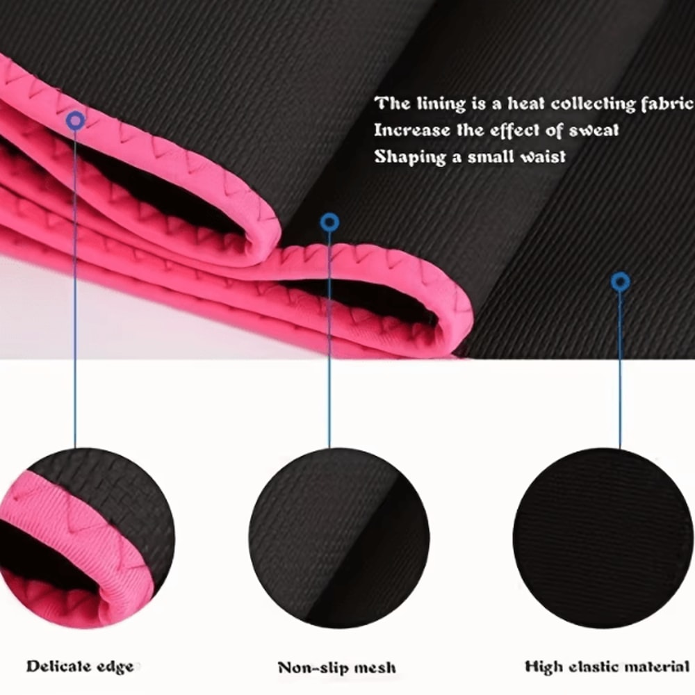 CoreHeat Sauna Sweat Waist Trimmer Belt For Fat Burning Training Support 2