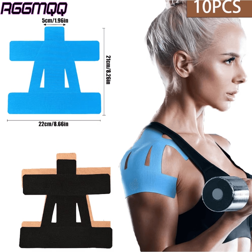 FlexRelief Precut Kinesiology Tape For Shoulder Pain Recovery 10PCS Set 1
