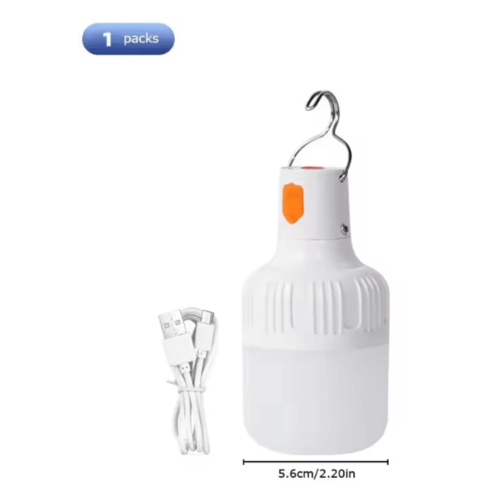 LumiCore USB Rechargeable Camping Light Bulb 3 Mode Portable LED Lantern 3