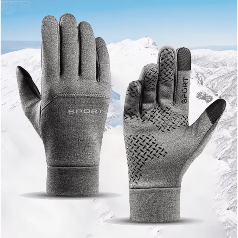 FrostFlex Winter Touchscreen Gloves Windproof Thermal Grip For Outdoor Sports 3