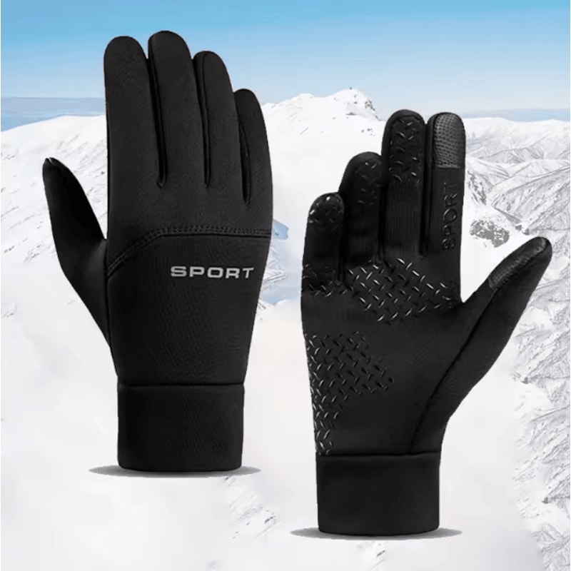 FrostFlex Winter Touchscreen Gloves Windproof Thermal Grip For Outdoor Sports 4