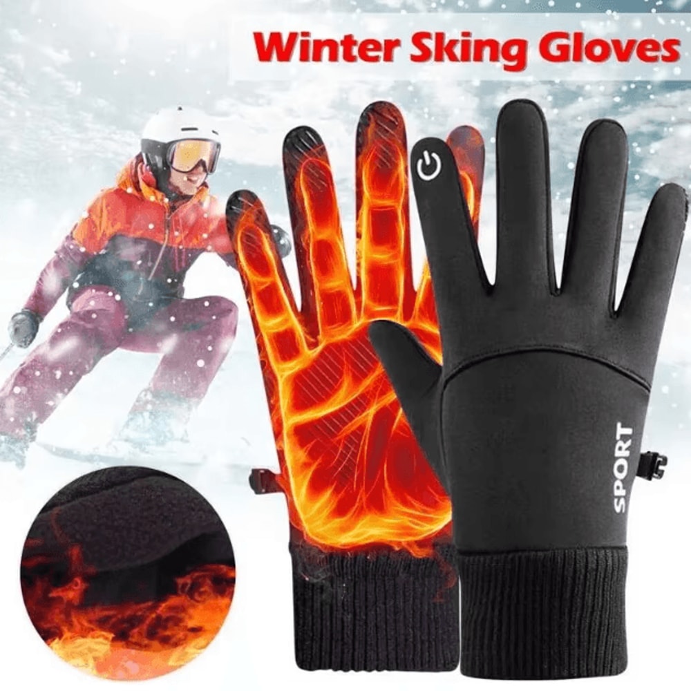 ArcticFlex Waterproof Winter Touchscreen Gloves Windproof Thermal Grip For Outdoor Sports 2
