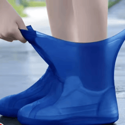 rainshield silicone waterproof shoe covers – reusable non-slip rain overshoes