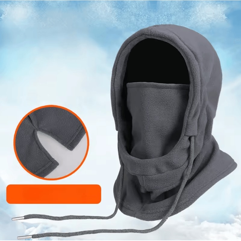 ThermaHood Fleece Balaclava Mask Windproof Winter Face Neck Cover 1