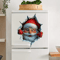 FestiveGlow Christmas Santa Wall Stickers Waterproof Peel Stick Holiday Decor 1