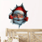 FestiveGlow Christmas Santa Wall Stickers Waterproof Peel Stick Holiday Decor 2