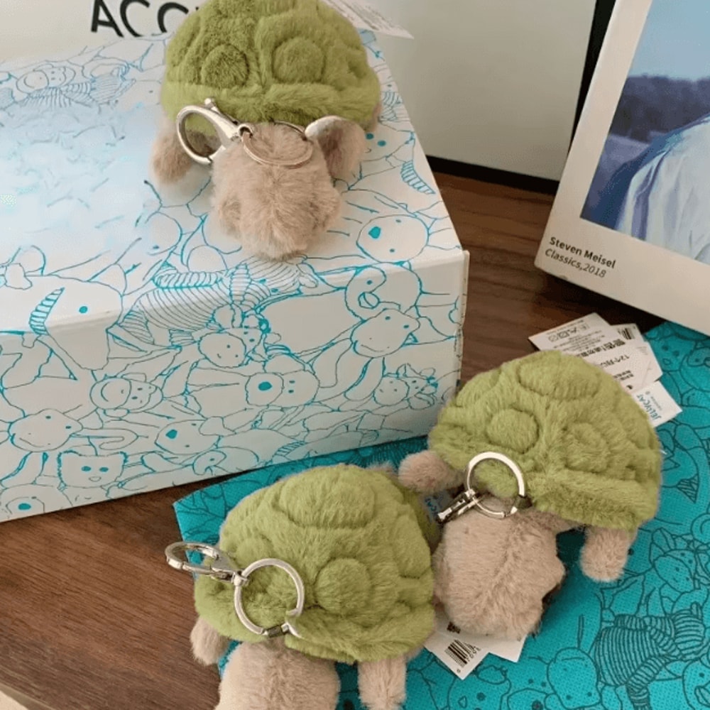 TurtleBuddy Plush Keychain Cute Kawaii Turtle Bag Pendant Pet Toy 15cm 2