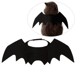 batbuddy pet bat wings costume – cute halloween cosplay harness for cats & dogs