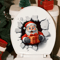 JollyCrack Santa Toilet Sticker Funny 3D Christmas Bathroom Wall Decal 0