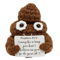 PosiPal Crochet Doll Mini Emotional Support Plush With Positive Card 0