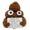 PosiPal Crochet Doll Mini Emotional Support Plush With Positive Card 0