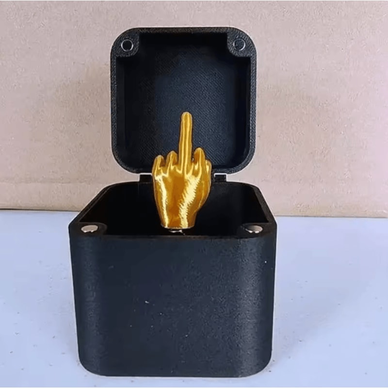 ShockPop Middle Finger Prank Gift Box Funny PopUp Surprise Gag Gift 2