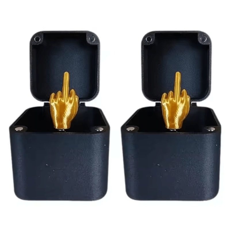 ShockPop Middle Finger Prank Gift Box Funny PopUp Surprise Gag Gift 3