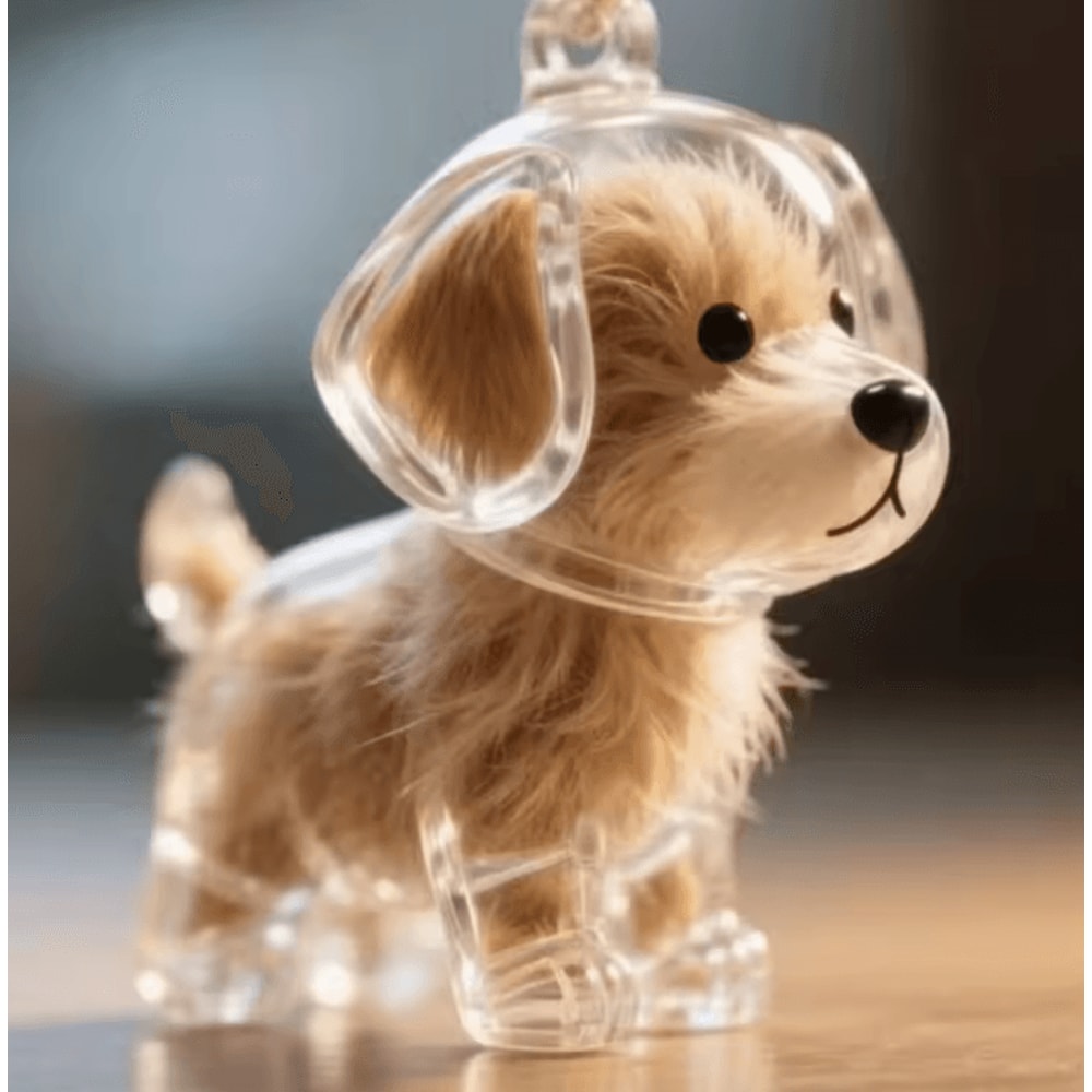 FurKeeps Clear Pet Hair Memorial Capsule DIY Keepsake Keychain Pendant 2