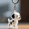 FurKeeps Clear Pet Hair Memorial Capsule DIY Keepsake Keychain Pendant 3