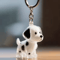 FurKeeps Clear Pet Hair Memorial Capsule DIY Keepsake Keychain Pendant 3