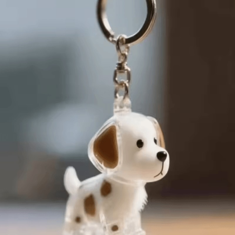 FurKeeps Clear Pet Hair Memorial Capsule DIY Keepsake Keychain Pendant 5