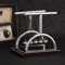 BalanceSphere Newtons Cradle Desk Toy Steel Pendulum Physics Decor 3