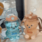 Kawaii Bear Straw Tumbler 1000ml1400ml Cute Water Bottle For Girls Kids 1