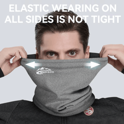 kokossi winter sports bandana snowboard scarf velvet thermal neck warmer outdoor hiking cycling riding scarves for men