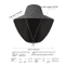 Wide Brim Sun Hat With Neck Flap UV Protection Cooling Safari Cap For Outdoor Hiking Fishing 1