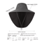 Wide Brim Sun Hat With Neck Flap UV Protection Cooling Safari Cap For Outdoor Hiking Fishing 1