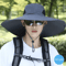 Breathable Mesh Sun Hat With Neck Flap UV Protection Fishing Hiking Cap 3