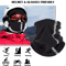 LOOGDEEL Fleece Motorcycle Half Face Mask Windproof Neck Warmer With Reflective Design 1