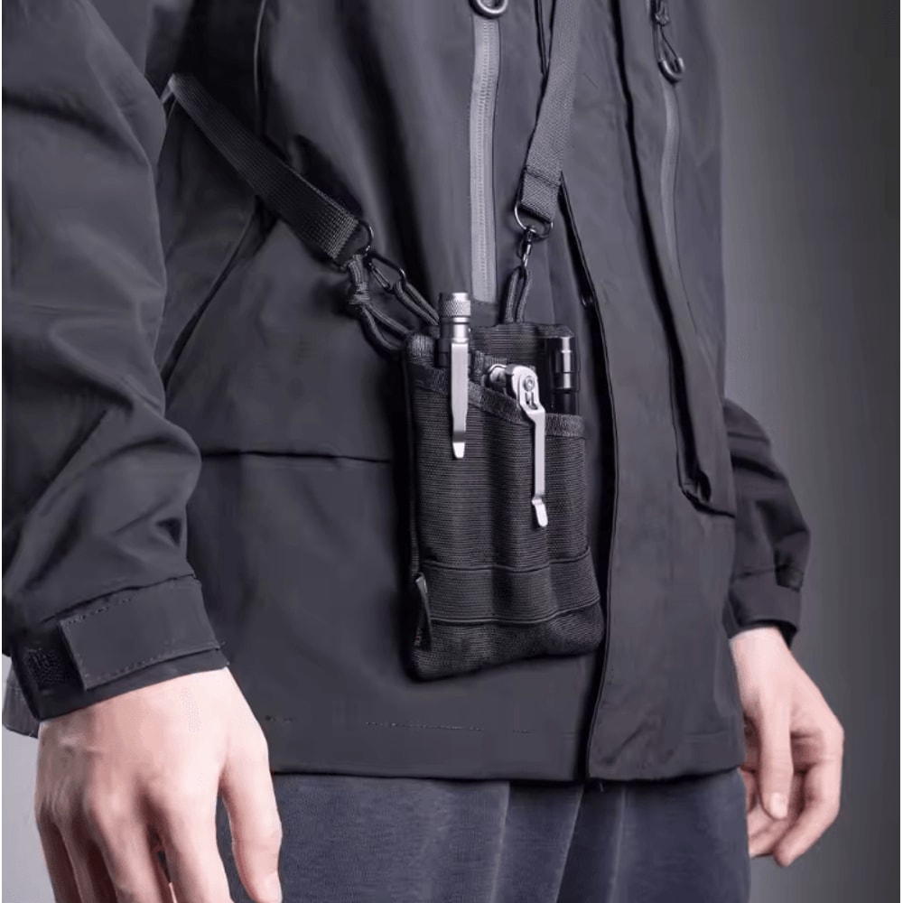 Kosibate Tactical MOLLE Mini EDC Pouch Wallet Card Key Waist Pack 1