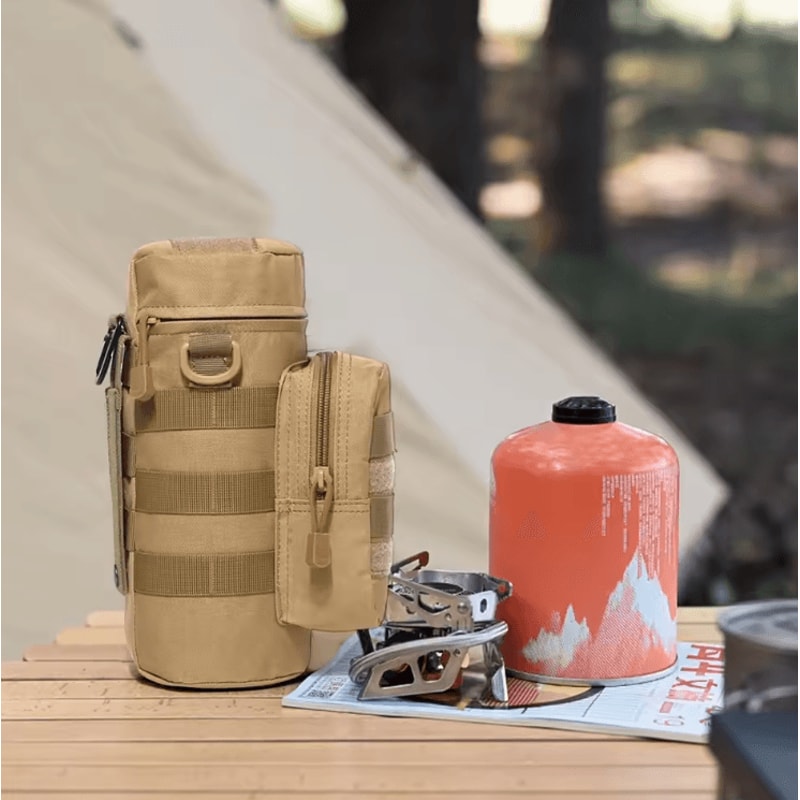 Tactical MOLLE Water Bottle Pouch Outdoor Kettle Carrier Waist Bag 1