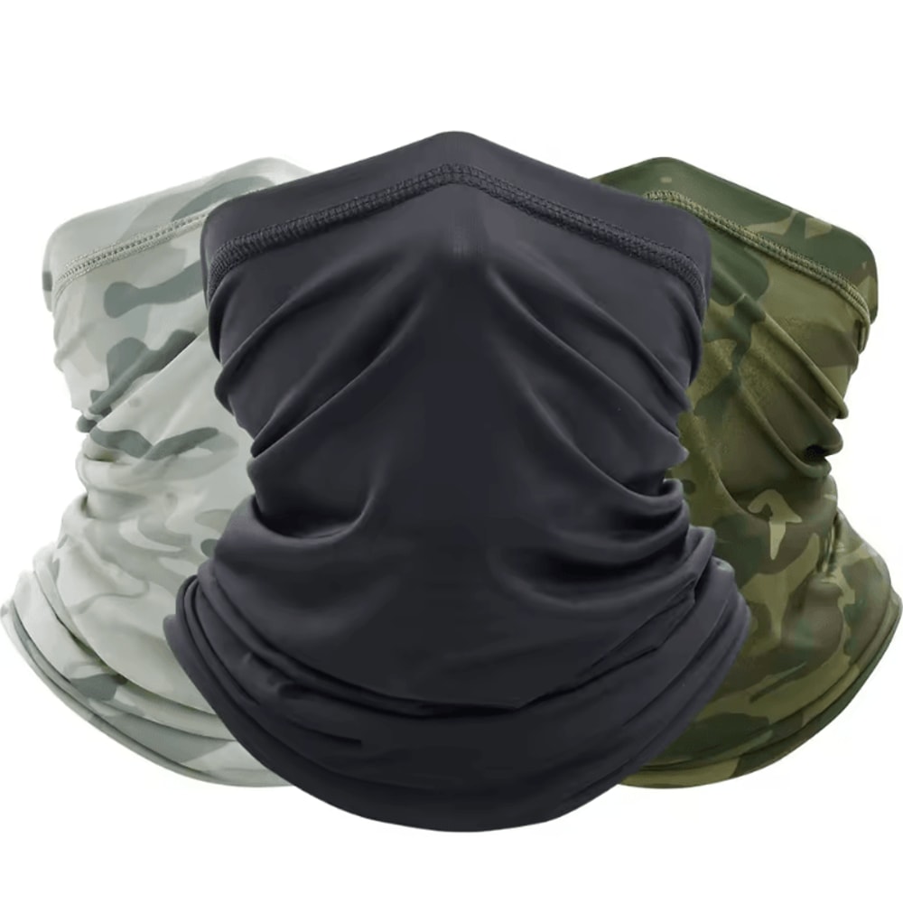 Tactical Camo Neck Gaiter Breathable Bandana Face Cover For Cycling Outdoor Sports 0