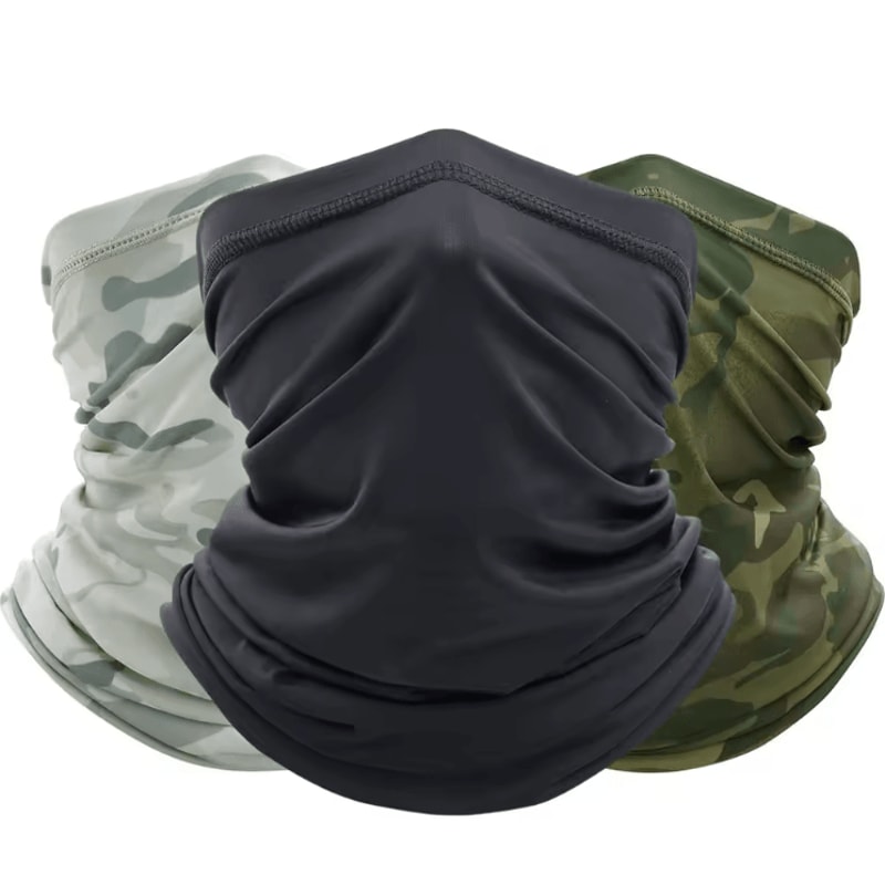 Tactical Camo Neck Gaiter Breathable Bandana Face Cover For Cycling Outdoor Sports 0