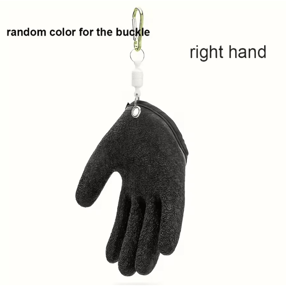 Magnetic Release Fishing Gloves Waterproof AntiSlip Fish Handling Gloves 3