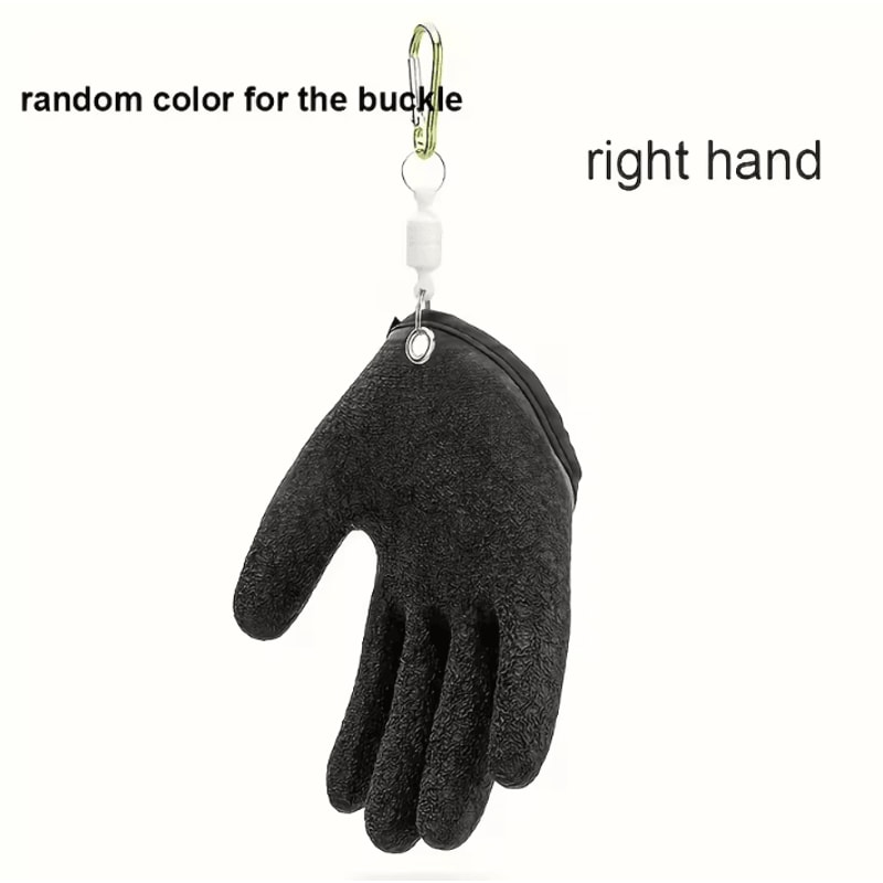 Magnetic Release Fishing Gloves Waterproof AntiSlip Fish Handling Gloves 3