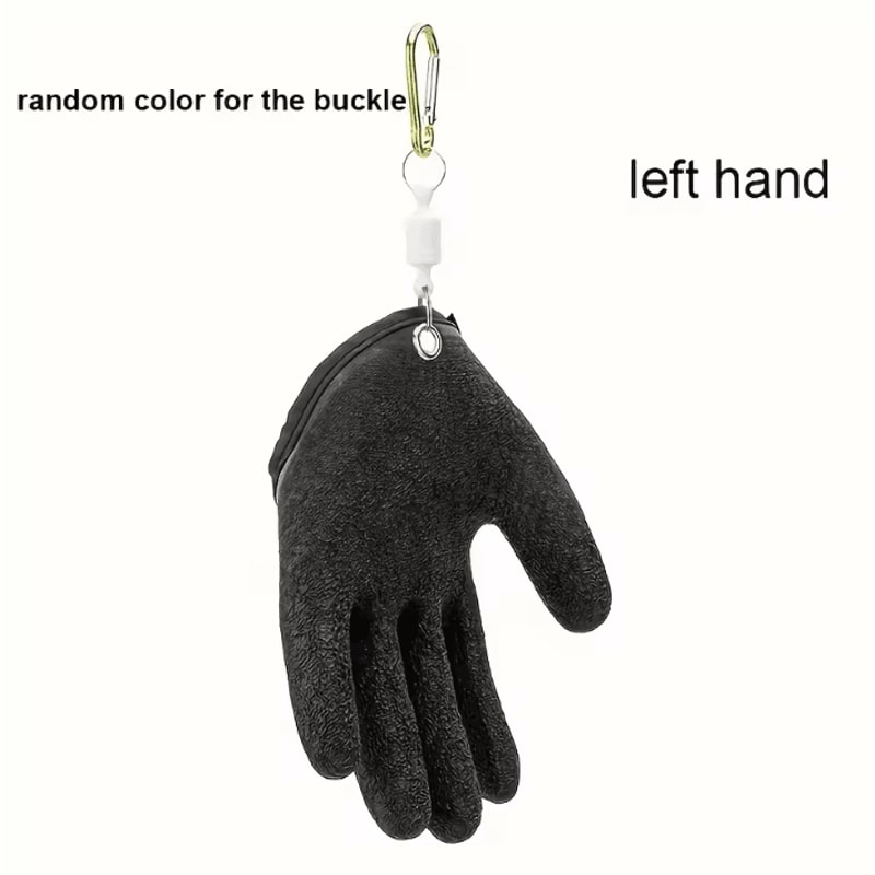 Magnetic Release Fishing Gloves Waterproof AntiSlip Fish Handling Gloves 4