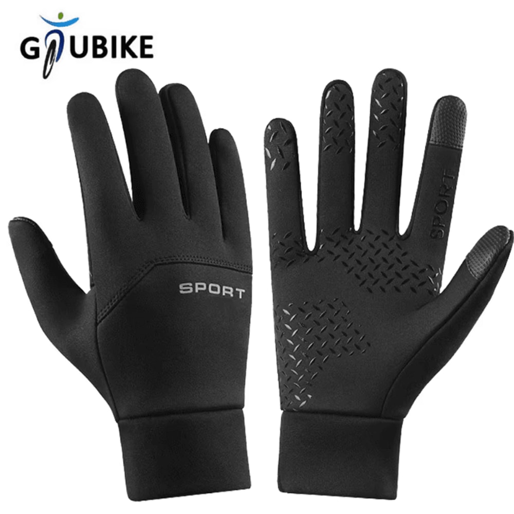 GTUBIKE Waterproof Winter Cycling Gloves Touchscreen Windproof AntiSlip Sports Gloves 0