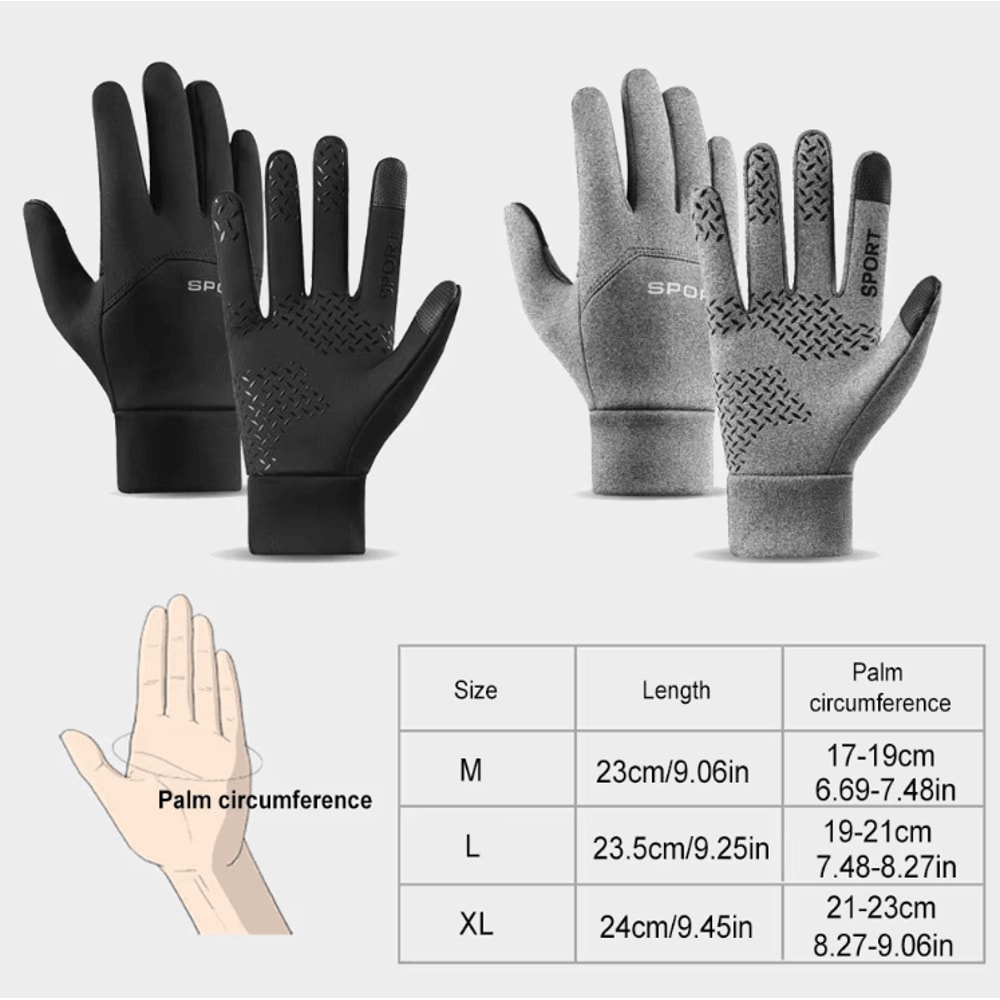 GTUBIKE Waterproof Winter Cycling Gloves Touchscreen Windproof AntiSlip Sports Gloves 1