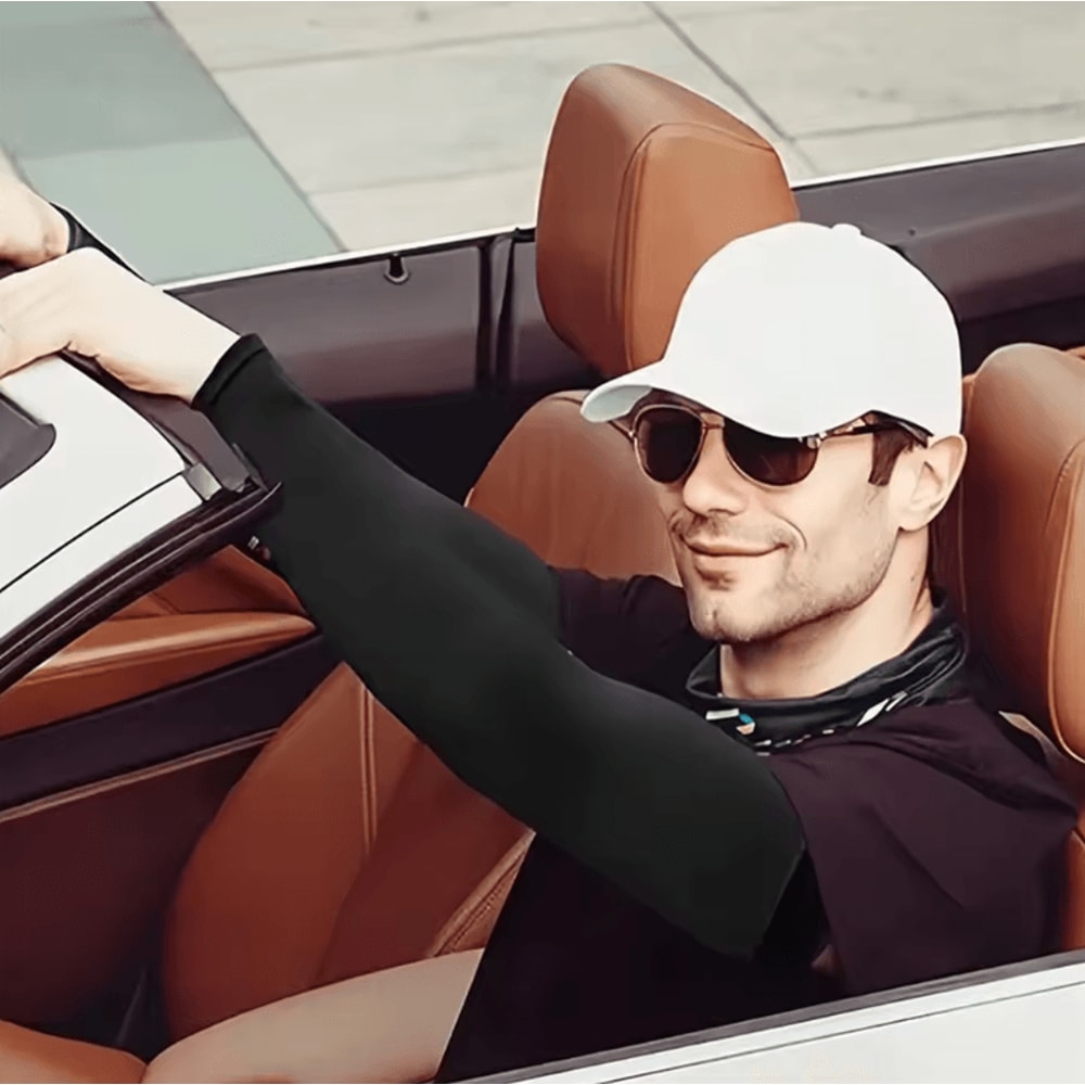 6 Pairs UV Protection Cooling Arm Sleeves Compression Breathable Sports Arm Covers 1