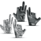 Ice Silk 3Finger Fishing Gloves Breathable AntiSlip Sun Protection Gloves For Men 0
