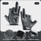 Ice Silk 3Finger Fishing Gloves Breathable AntiSlip Sun Protection Gloves For Men 2