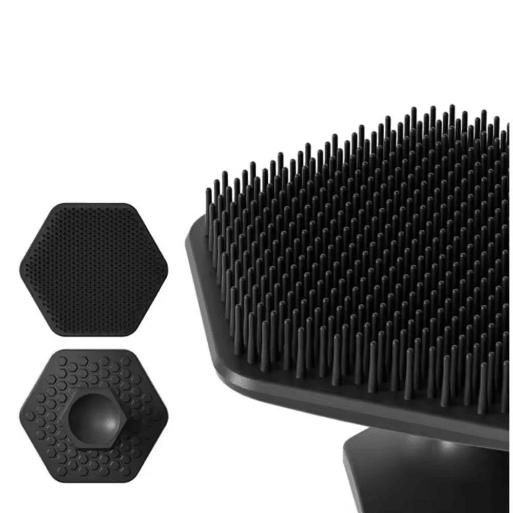 Silicone Facial Cleansing Brush Mini Deep Clean Face Scrubber For Men 3