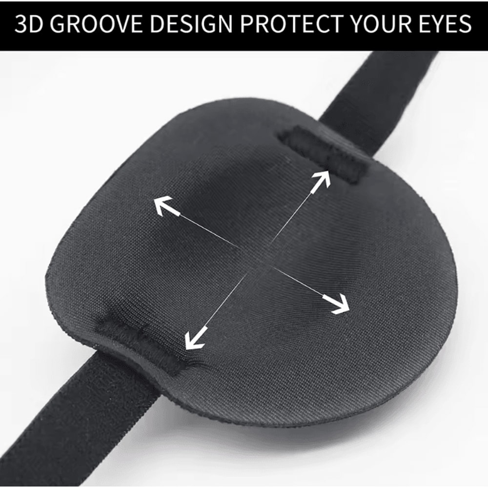 Adjustable Soft Eye Patch For Amblyopia Lazy Eye Comfortable Unisex Eye Cover 3