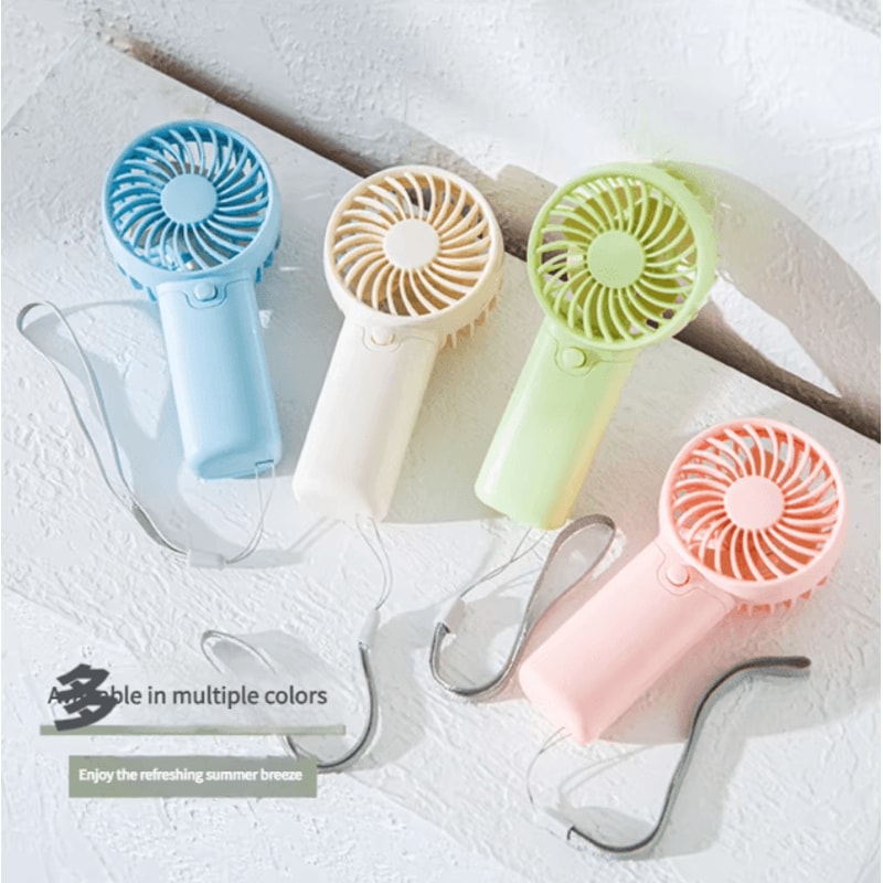 Portable Mini Handheld Fan Lightweight Pocket Air Cooler AA Battery Cooling Fan 0