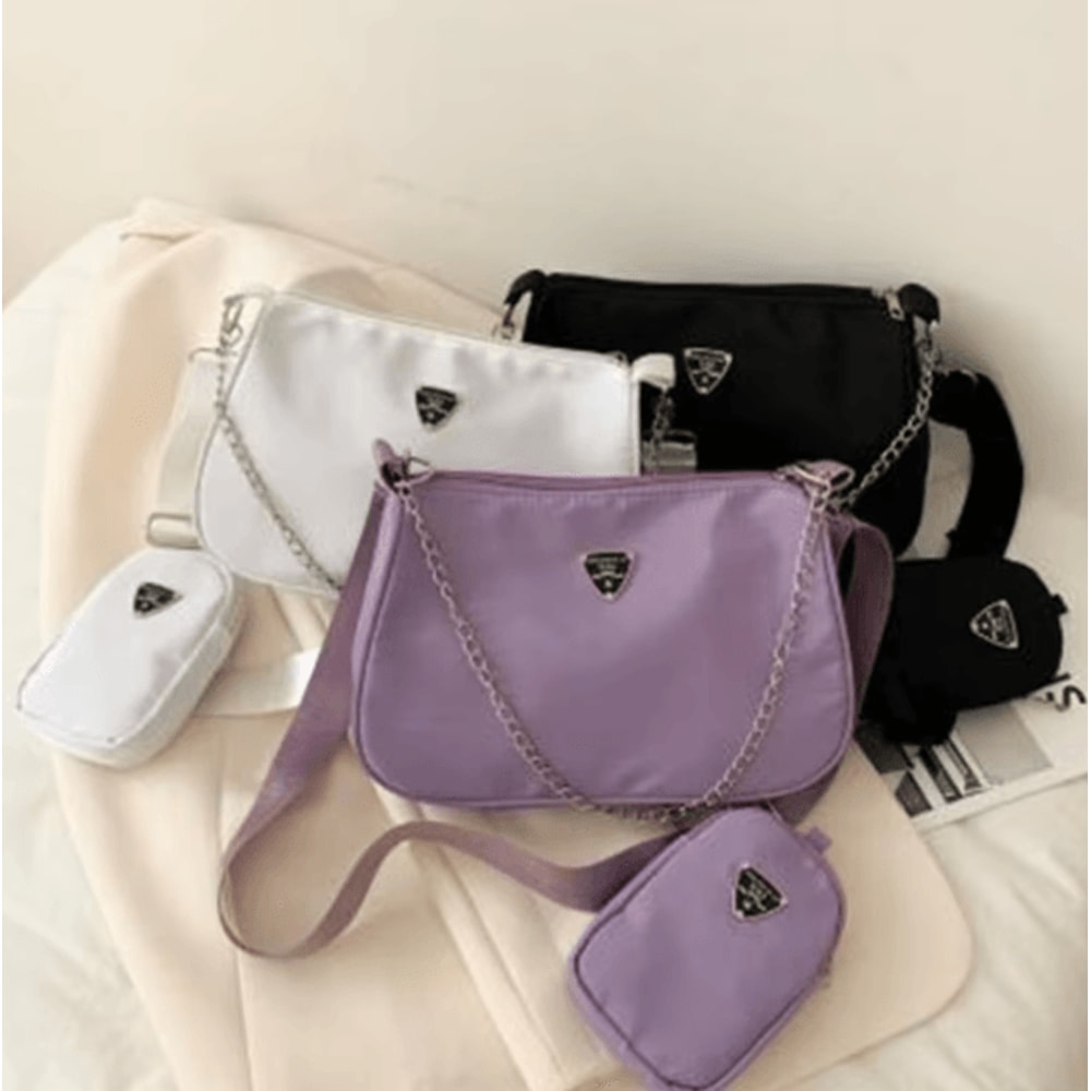 Trendy Nylon Crossbody Underarm Bag For Everyday Style 0