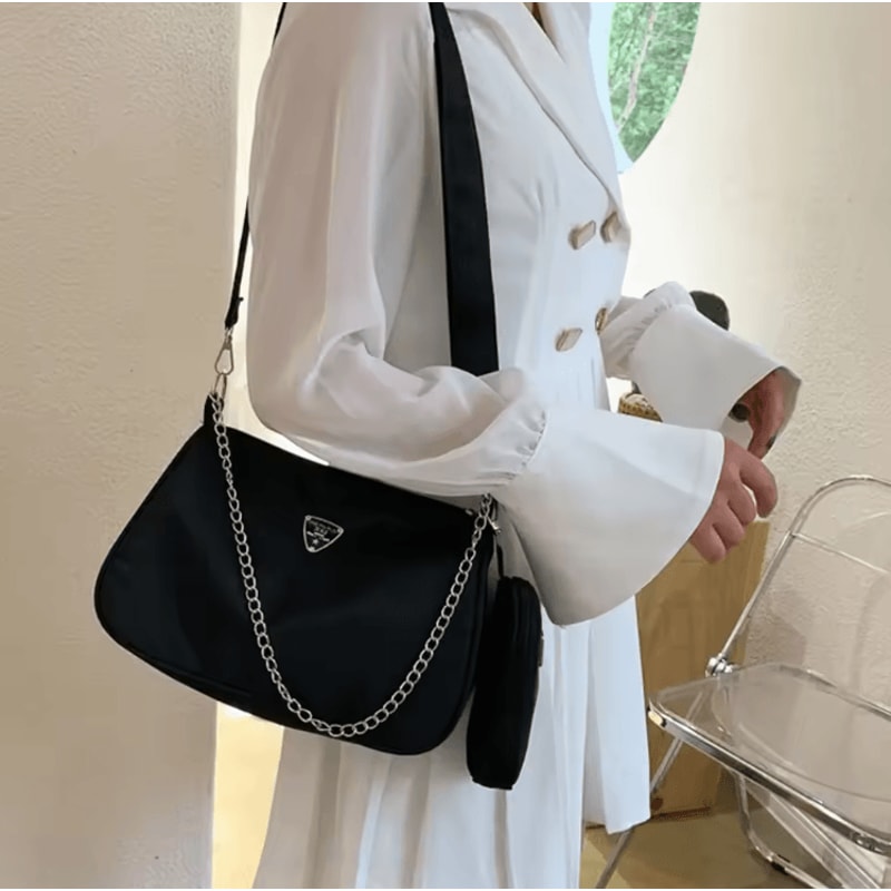 Trendy Nylon Crossbody Underarm Bag For Everyday Style 1