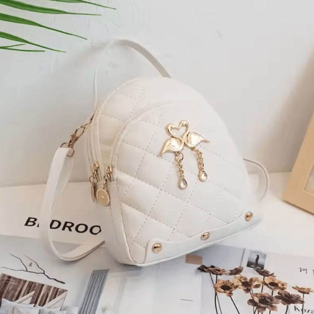 Chic Nylon Mini Backpack Purse For Everyday Style Convenience 2