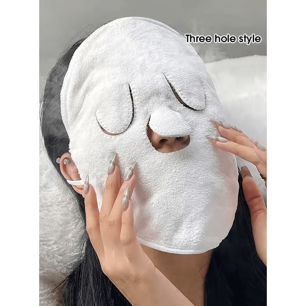 Soft Steam Heating Facial Towel For SpaLike Skin Care At Home 2